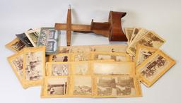 Vintage Stereoscope 3-D Viewer With Cards