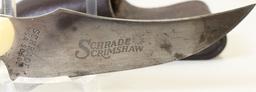 Schrade Scrimshaw Knife, USA SC602