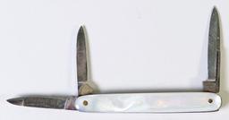 Krusius Brothers Germany Mother of Pearl Pocket Knife