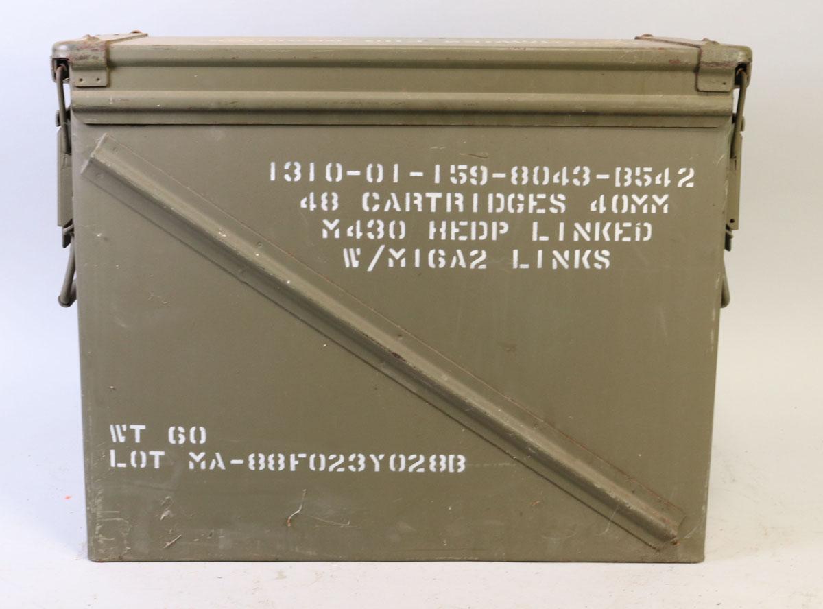 Large Ammo Tin - 18" x 8" x 15"