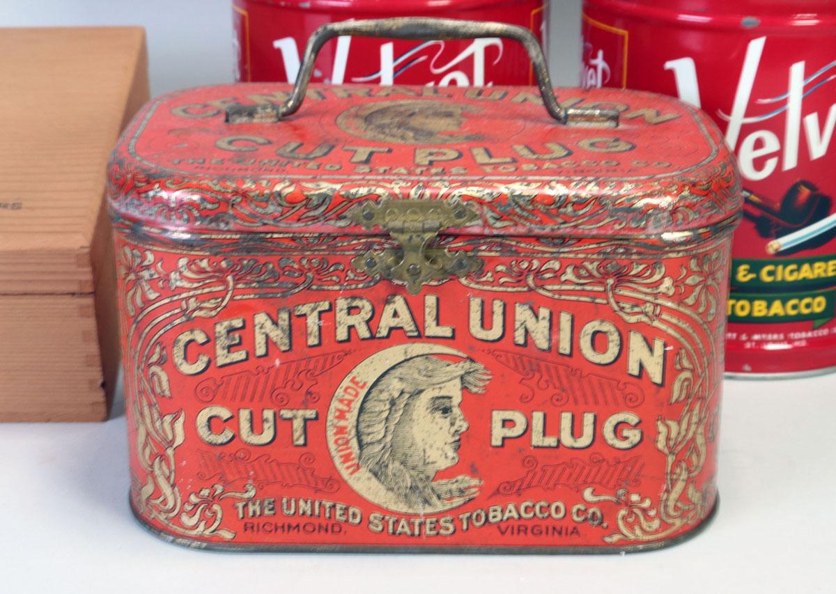 Tobacco Tins & Cigar Box