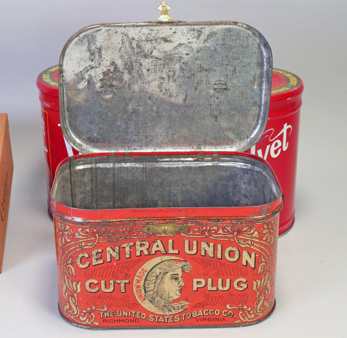 Tobacco Tins & Cigar Box