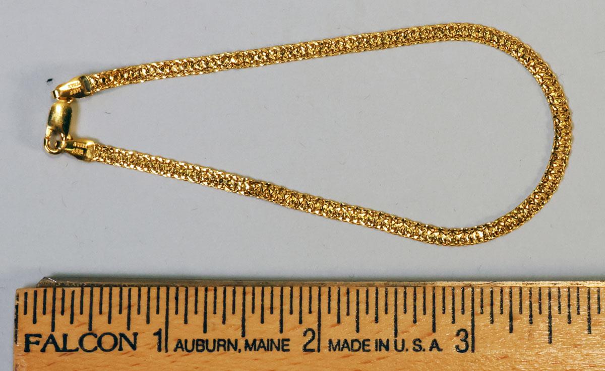 14K Gold Bracelet, 3.2 Grams