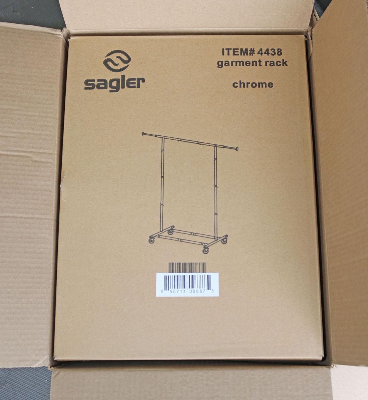 Sagler Garment Rack - Chrome #4438