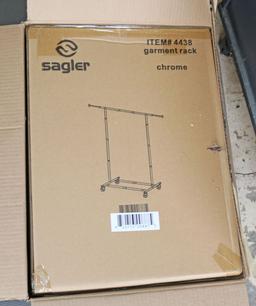 Sagler Garment Rack - Chrome #4438