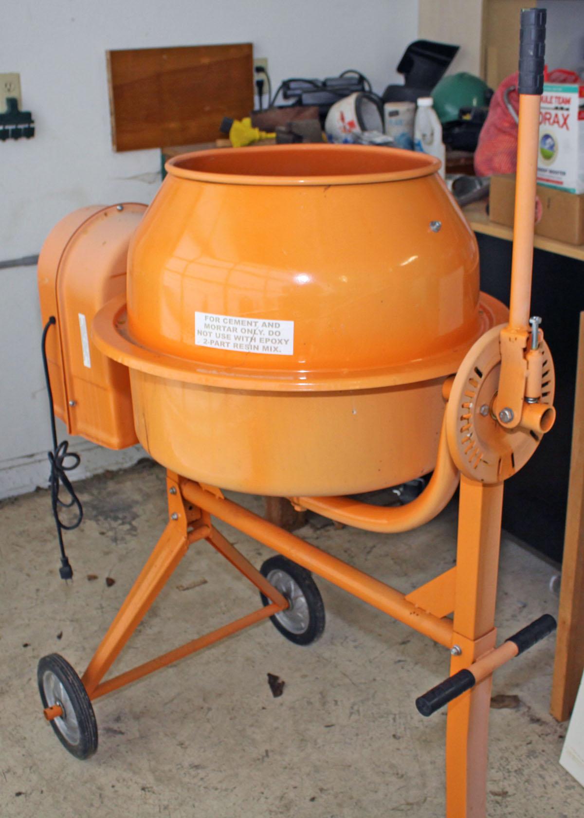 3 1/2 Cubic Ft. Cement Mixer - Central Machinery