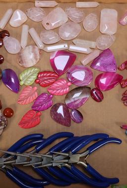 Red Jasper, Titanium Rainbow Quartz, Crystal & More Healing Stones
