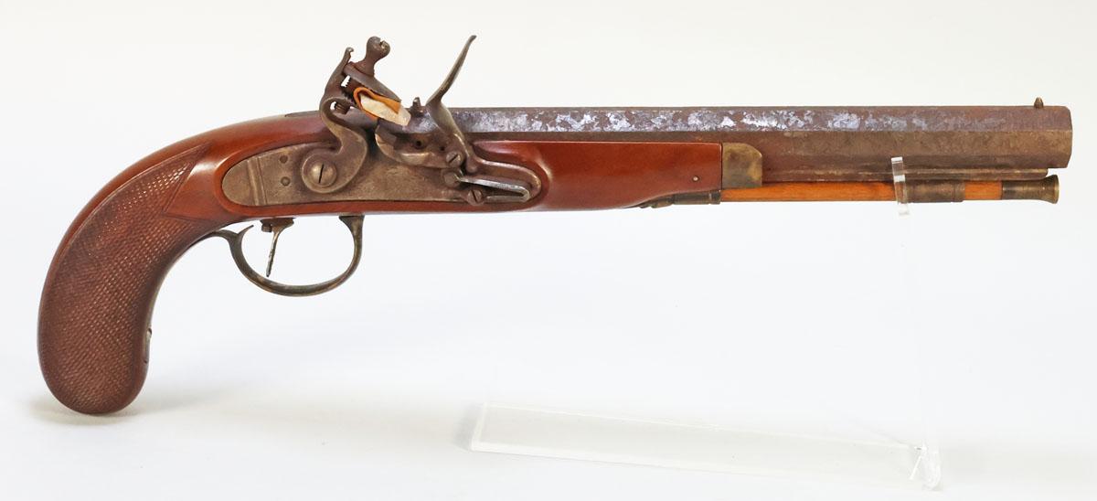 Vintage Flintlock Black Powder Pistol - 40 Cal.