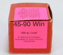 45-90 Win 400 Gr. Lead Ammo, 20 Rds.