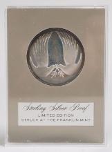 Franklin Mint Limited Edition Sterling Silver Proof Dove Medal