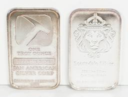 Pan American Silver Corp 1 Troy Oz. .999 Fine Silver &