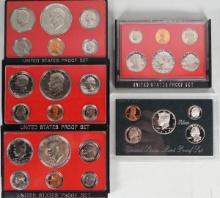 1973,2-1976, 1981 U.S. Proof Sets & 1998 Silver Proof Set