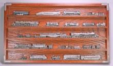 Franklin Mint Greatest Locomotives In Wooden Display