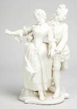 Dancing Coutiers Porcelain Figurine