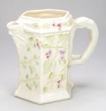 Belleck Irish Porcelain Wine God Bacchus Pitcher