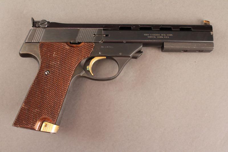 handgun HIGH STANDARD VICTOR, .22CAL SEMI-AUTO PISTOL