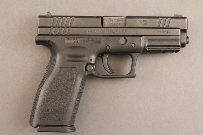 handgun SPRINGFIELD MODEL XD-9 9MM SEMI-AUTO PISTOL