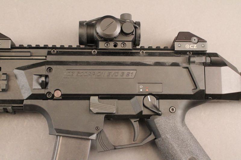 handgun CZ SCORPION EVO3S1, 9MM SEMI-AUTO PISTOL