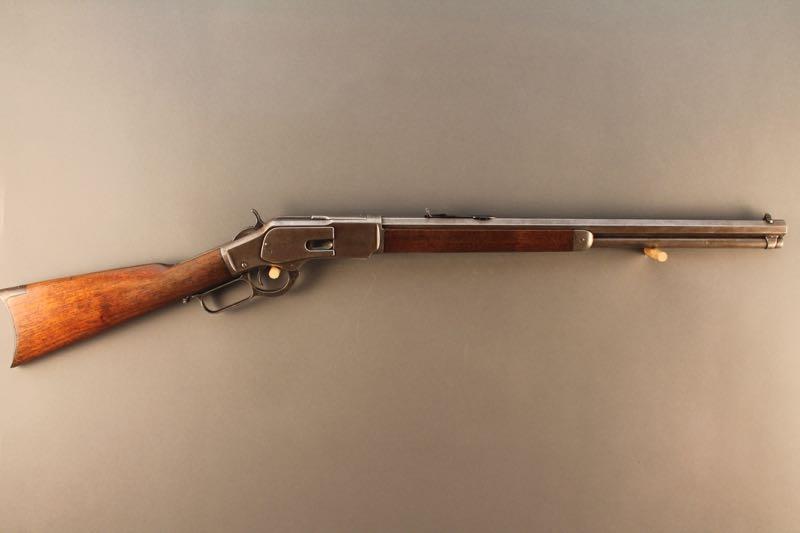 antique WINCHESTER MODEL 1873, .44/40CAL LEVER ACTION RIFLE, S#121302A