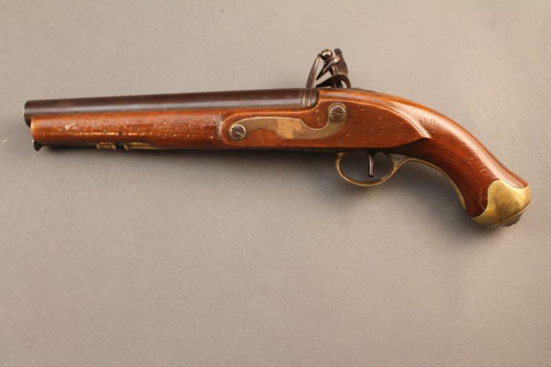 blackpowder BRITISH TOWER PISTOL REPRODUCTION, 67CAL FLINTLOCK PISTOL, S#1104