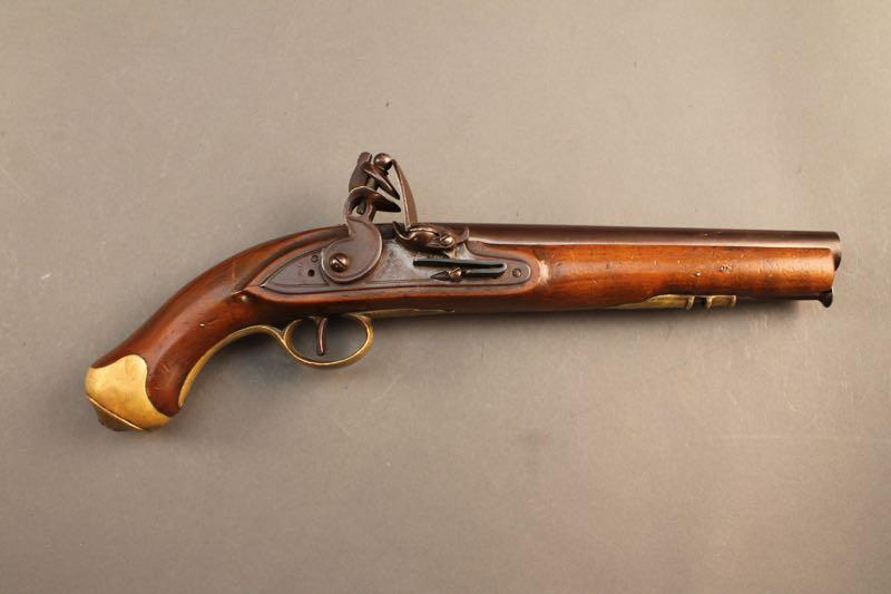 blackpowder BRITISH TOWER PISTOL REPRODUCTION, 67CAL FLINTLOCK PISTOL, S#1104