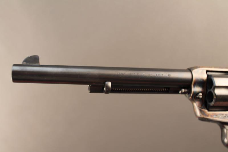 handgun COLT SAA .45 COLT CAL REVOLVER, S#SA12009