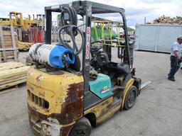 Komatsu 25 Propane Forklift 2 Stage Hard Wheel (L) 28264 Hours