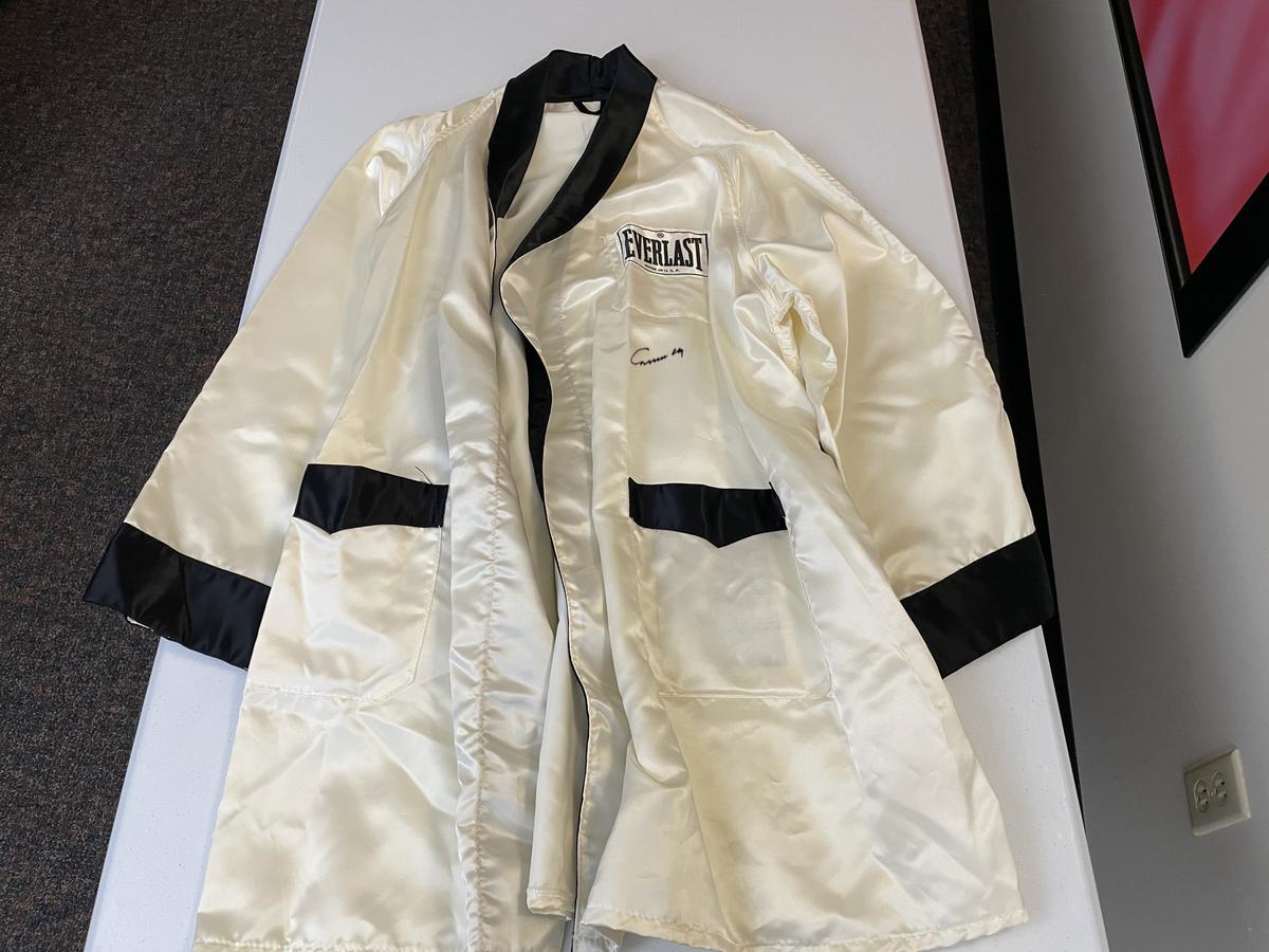 Everlast Boxing Robe Signed by Cassius Clay