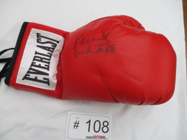Pernell Whitaker Signed Boxing Glove