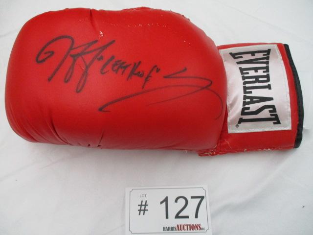 Jeff "Left Hook" Lacy Signed Boxing Glove