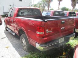 2007 F150 4x4 Lariat Crew Cab, Standard Bed, Leather, Rear A/C, 5.4 V8, 132,349 Miles