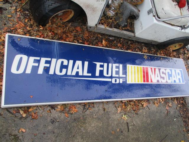 Official Fuel of Nascar 86" Plastic Sign