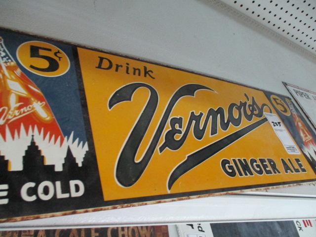 Vernor's Ginger Ale Sign