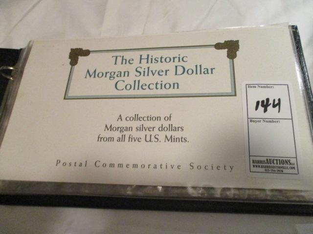 The Historic Morgan Silver Dollar Collection 5 Silver Dollars Assorted Mint Marks - O, F, CC, P, D