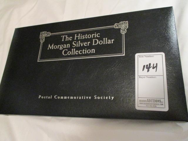 The Historic Morgan Silver Dollar Collection 5 Silver Dollars Assorted Mint Marks - O, F, CC, P, D