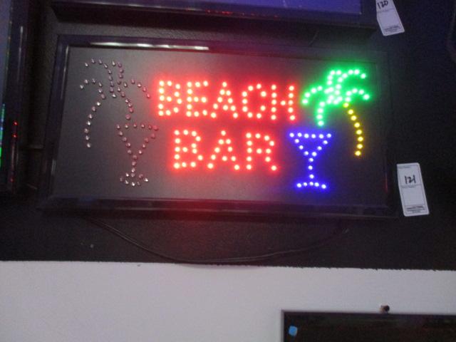 Beach Bar LED Sign