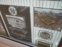 NY Yankees Shadowbox Art