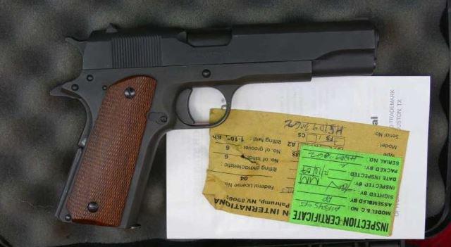 High Standard 1911 WWII Style 45 Pistol