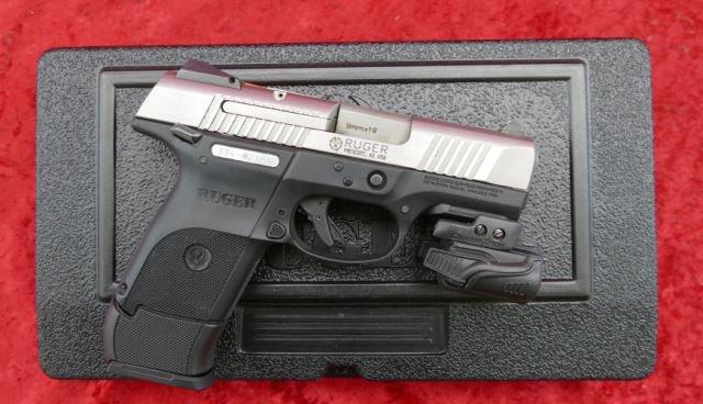 Ruger SR9C 9mm Pistol w/Crimson Trace Light