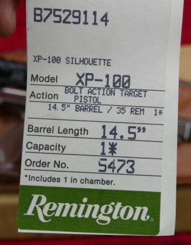 Remington Model XP100 Silhouette in 35 REM
