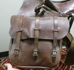 Early US McClellan Saddle & Saddle Bags