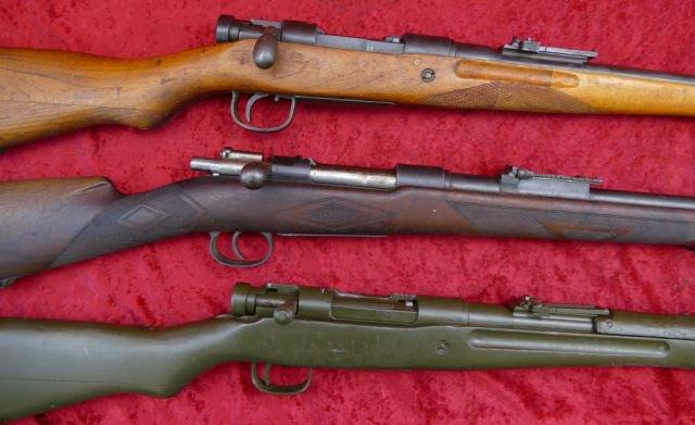 Lot of 3 Military Sporter Rifles