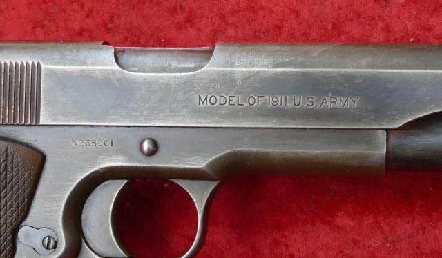 1914 Production Colt 1911 Army Pistol