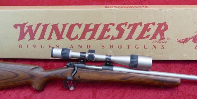 Winchester Model 70 25WSSM Coyote Rifle & Scope
