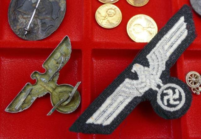 Case of Assorted Small Nazi Badges & Awards
