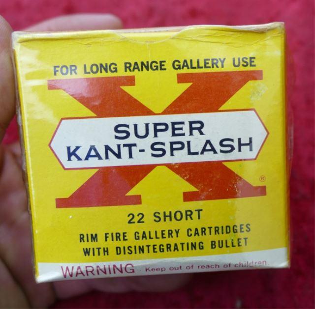 Box of Super X Cant-Splash 22 Short Gallery Ammo