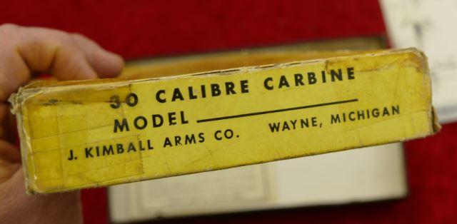 Rare NIB Kimball 30 cal Carbine Pistol