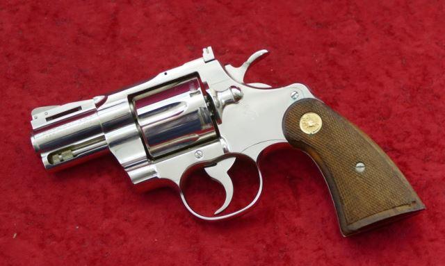 Colt Nickel Finish Python Revolver w/2" bbl