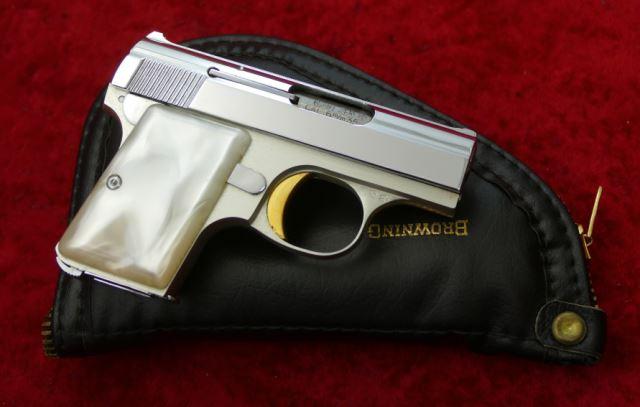 Browning Baby Nickel Plated Pistol