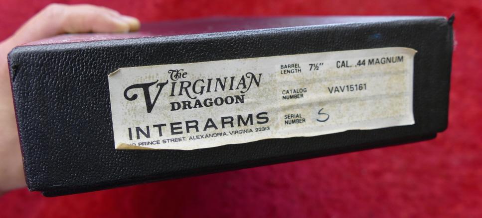 NIB Virginian 44 Mag Dragoon SA Revolver